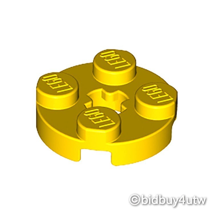 LEGO零件 圓形平板 4032 黃色 403224【必買站】樂高零件
