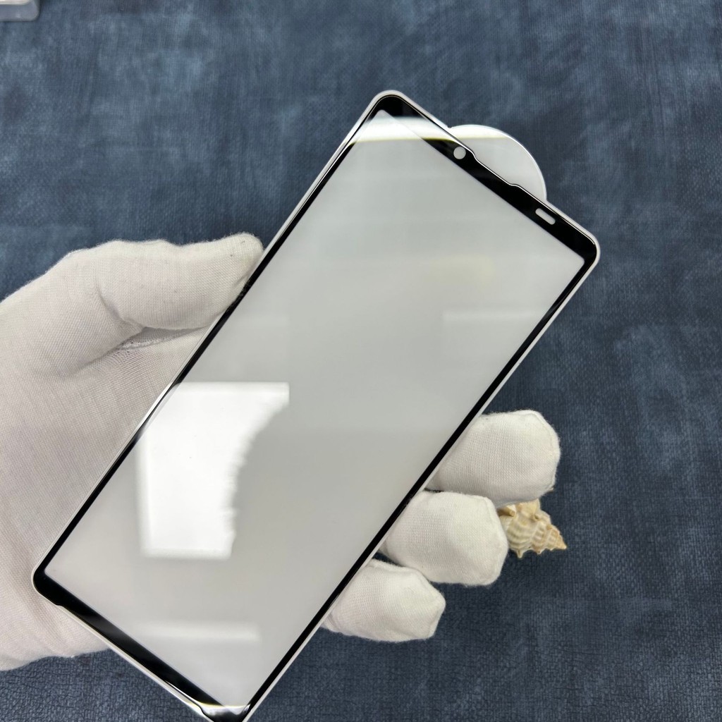 絲印滿版鋼化玻璃保護貼膜 螢幕貼 Sony Xperia 1 5 10 V IV III II 手機貼 保護貼 防摔貼