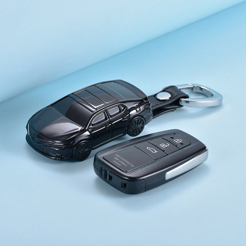 熱賣✅适用TOYOTA Corolla Cross Altis RAV4 5代 C-HR Camry汽車鑰匙套 鑰匙殼