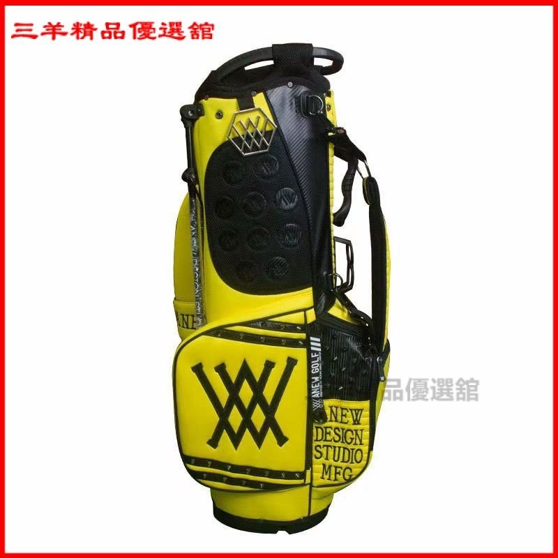 可開發票韓國高爾夫球包支架包輕便防水男女衕款時尚釘包高爾夫新品高爾夫球袋男女航空託運包輕便旅行帶滑輪球桿包袋飛機包