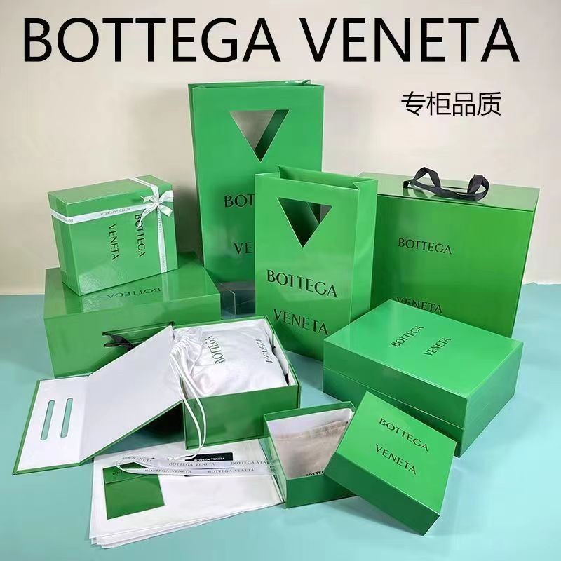 適用於寶緹嘉包裝盒 BOTTEGA VENETA禮盒 皮帶盒云朵包葆蝶家香水包裝盒 BV寶緹嘉購物袋紙袋子禮盒禮品袋套盒