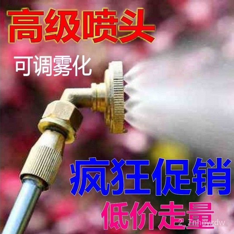 【拼全臺灣最低價格】電動噴霧器農藥打藥機8眼銅花灑噴頭細膩霧化農用高壓銅八孔噴頭