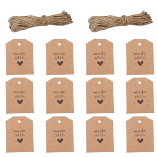 Xstore2 Kraft Paper Gift Tags Wedding Packaging Labels Candy