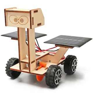 兒童科技diy手工小製作太陽能月球探索車物理模型科學實驗 LOD3