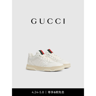 [明星款式]GUCCI古馳Gucci Re-Web系列女士運動小白鞋