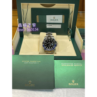 Rolex 勞力士 GMT 二地時間 116710 藍黑圈 蝙蝠俠 2018 全新 126711 板帶