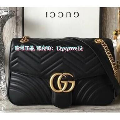 精品二手 Gucci GG Marmont Matelassé 31CM 斜背包 手提包 443496 現貨