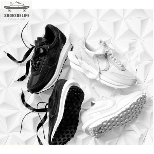 【SR】Nike Sacai LD Waffle Nylon BV0073-1 皮革黑白&amp;皮革灰白 男女款 現貨