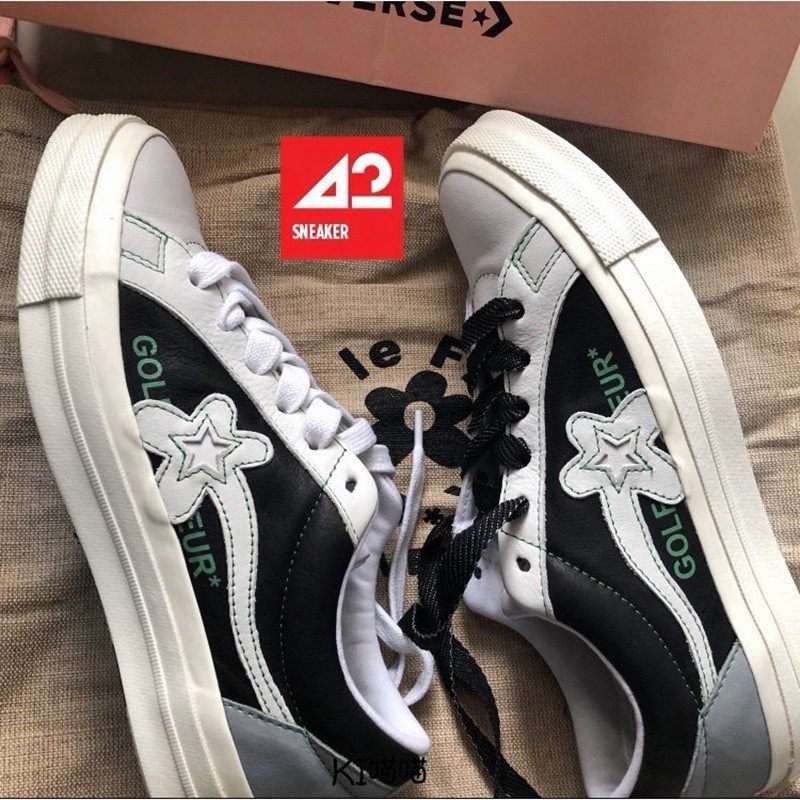 現貨 CONVERSE ONE STAR X GOLF LE FLEUR 小花 聯名 雙色 男女帆布鞋