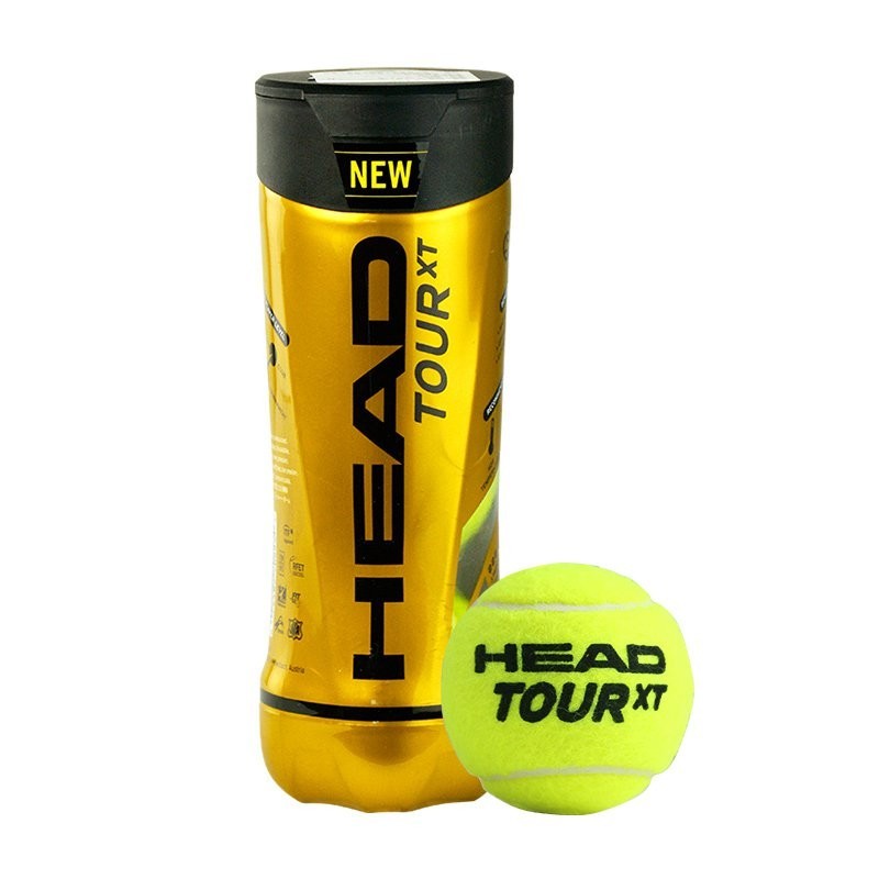 【暢銷網球拍】海德HEAD網球 黃金球TOUR XT 比賽訓練球 3粒裝