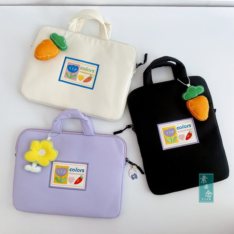 【樂飛優品】適用於11寸iPad收納包 手提平板包小眾設計可愛平板電腦包女內膽保護包