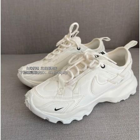 門市正品★Nike TC 7900 米白 小白鞋 女鞋 全白 反光 厚底 增高 DD9682-100