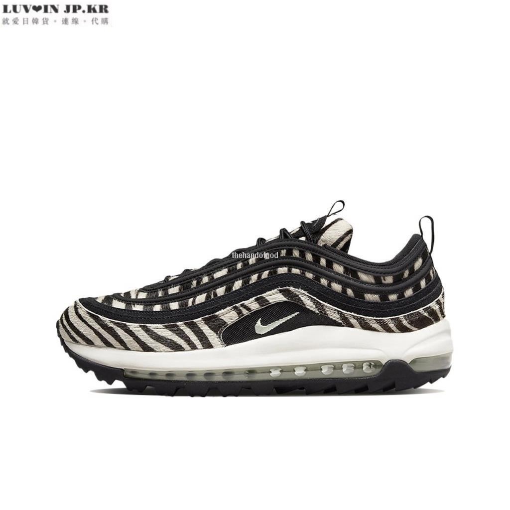 【日韓連線】Nike Air Max 97 “Zebra” Golf輕量防滑 黑棕 斑馬紋 男女休閒運動慢跑鞋