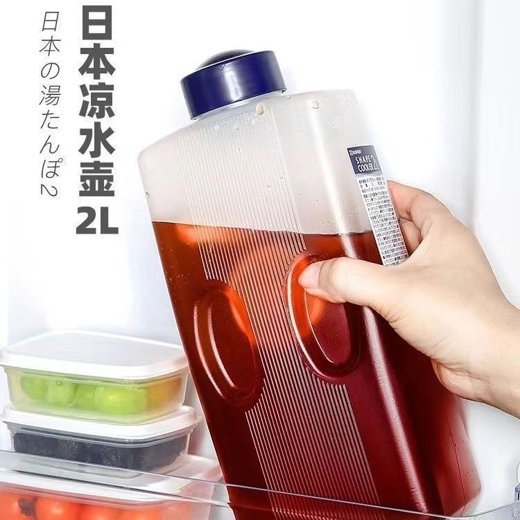 [FEEL🤞GOOD]日本NAKAYA冷水壺傢用耐熱涼水壺大容量冷水杯茶壺塑料果汁壺 3QXV