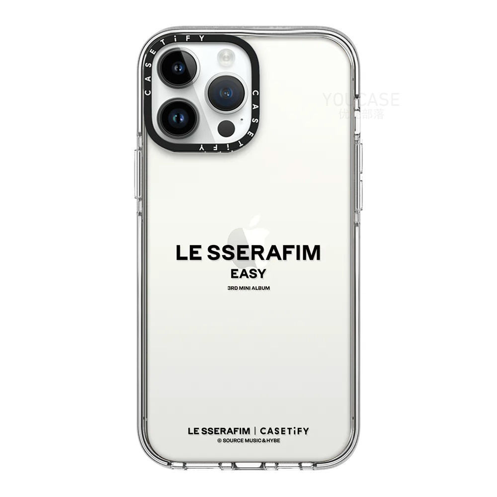 正版全新有盒子CASE★TIFY聯名LE SSERAFIM潮牌蘋果15Pro適用于iPhone13/14手機殼