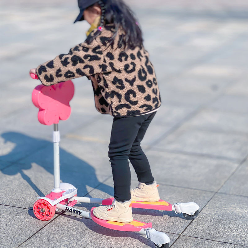 （定金價額，聊聊咨詢）兒童蛙式滑板車2-6-12歲以上男女小孩四輪閃光寶寶雙腳踏板剪刀車