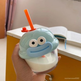 『好麥生活館』ins墩墩杯迷你水杯玻璃杯小奶杯女咖啡牛奶杯高顔值胖胖杯帶吸管