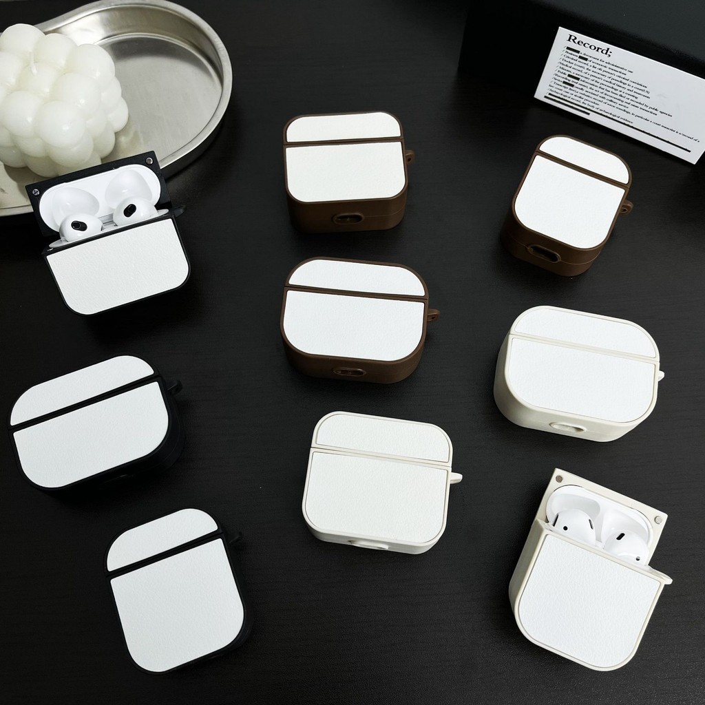 找工廠貼皮磁吸Airpods2代3代Pro藍牙耳機套皮革圖案源頭工廠