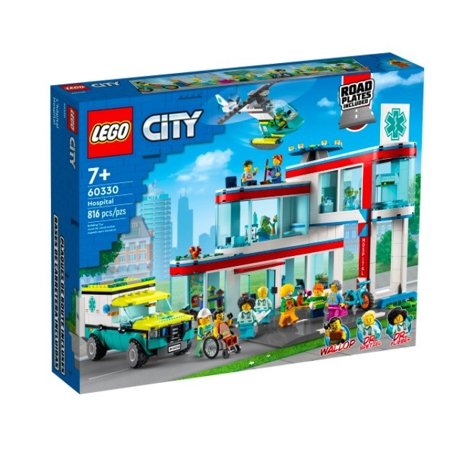 『現貨』 LEGO 60330	City-城市醫院   盒組   【蛋樂寶樂高館】