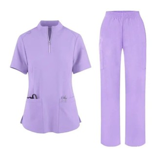 臺灣出貨 醫師袍 護理服 醫院工作服 洗手衣 護士服 護士裝 彈力 上班套裝 美容製服 工作服 美容工作服 刷手服 速乾