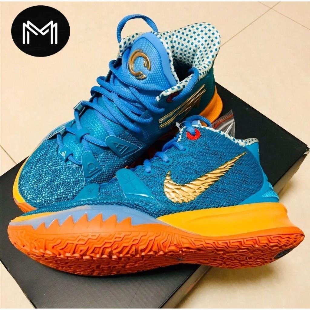 Concepts x Nike Kyrie 7 Horus EP 藍橙 籃球 CT1137-90 慢跑鞋