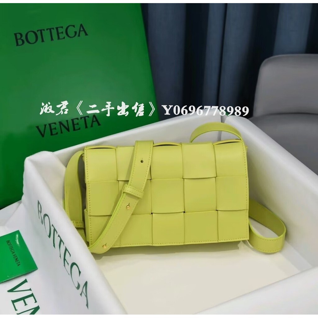 二手出售 BV 寶緹嘉 Cassette 手袋 編織皮革 枕頭包 手拿包 單肩包 斜背包 578004