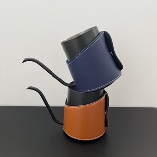 【ecoco】咖啡壺 手沖壺 精緻mini送禮手衝壺便攜咖啡手衝壺皮套隔熱手握式不銹鋼咖啡壺