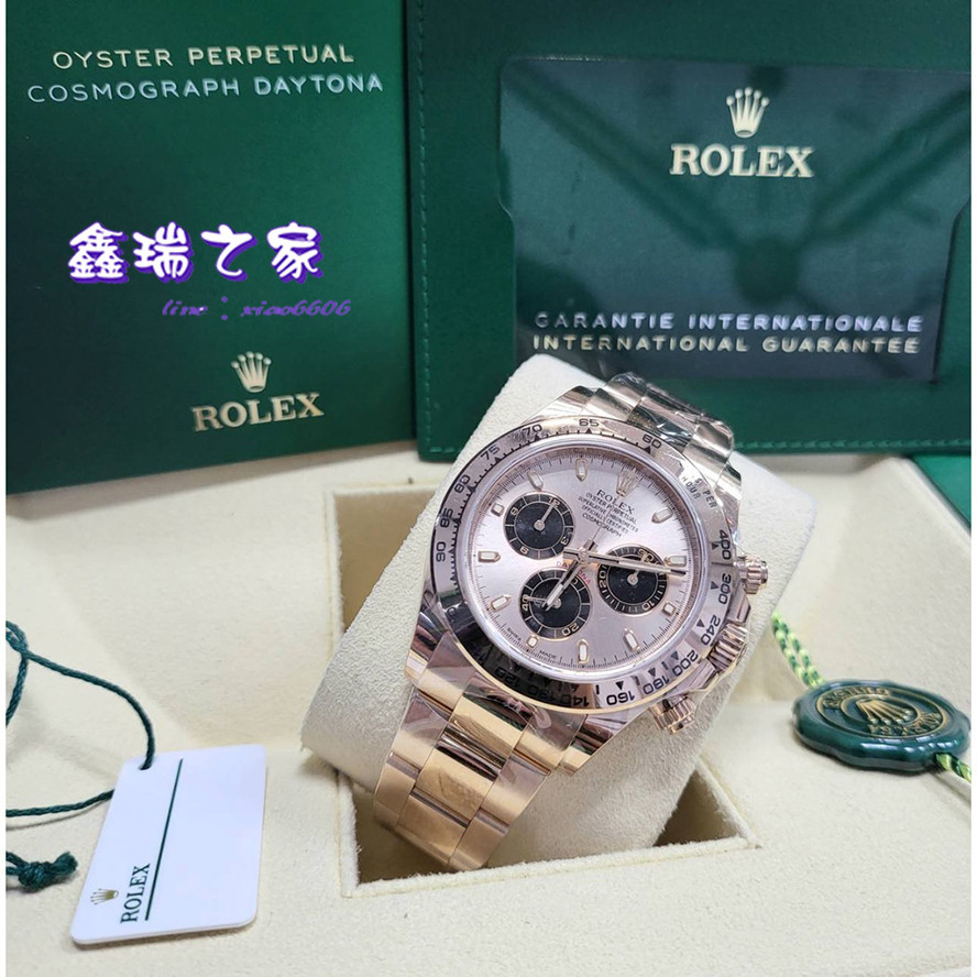 Rolex 勞力士 迪通拿 Daytona 116505 日光金 粉面 玫瑰金 116515 21年 全新