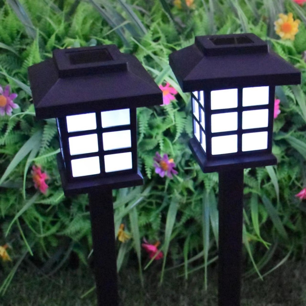 太陽能房屋燈防水中式庭院燈裝飾戶外地插燈太陽能燈地插燈 GXV5