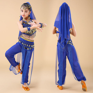 臺灣-出貨六一兒童節表演服裝印度舞演出服女童肚皮舞幼兒園女童民族舞