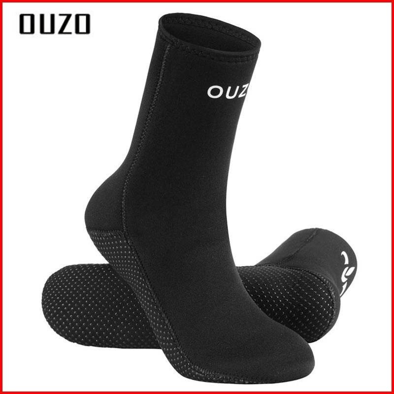 【塔菲喵小鋪】OUZO 5mm 潛水襪 男女款氯丁橡膠保暖防滑耐磨防水 襪口包邊 四針六線 戶外潛水沙灘