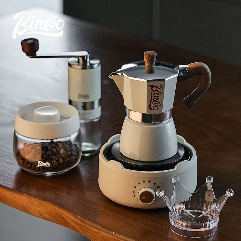 Bincoo咖啡摩卡壺家用小型意式濃縮手沖咖啡壺手磨咖啡機咖啡器具