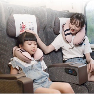 兒童便攜旅行長途護頸枕坐車睡覺充氣飛機脖子u型枕神器枕頭成人 C3QX
