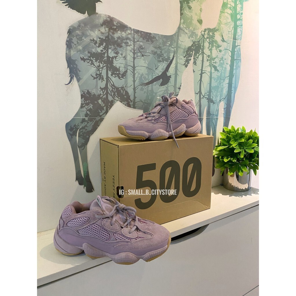 【正品】Adidas Yeezy 500 "Soft Vision" FW2656 薰衣草 芋頭紫 粉色 老爹鞋