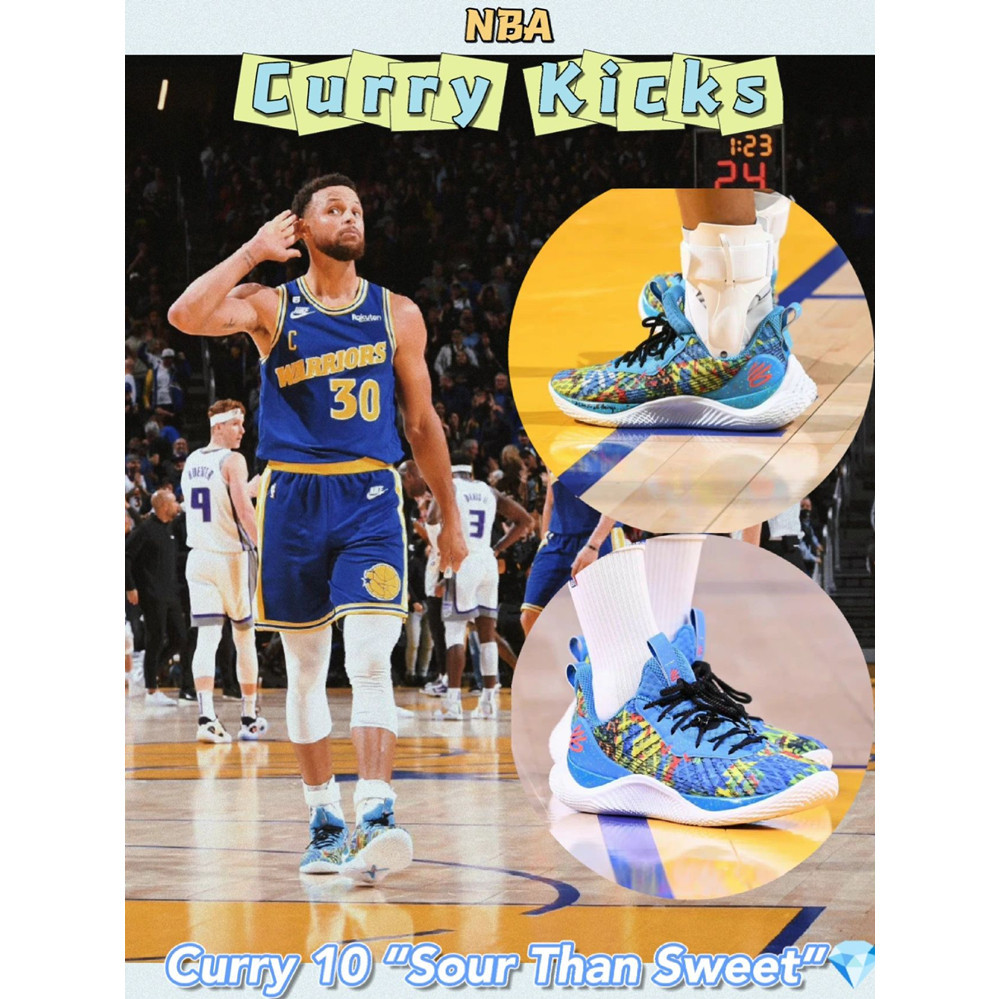 UA 男鞋 Curry 10 籃球鞋 可酸可甜 柯瑞10代 情侶鞋 女鞋 實戰 運動 戰靴 男子 3025622-300