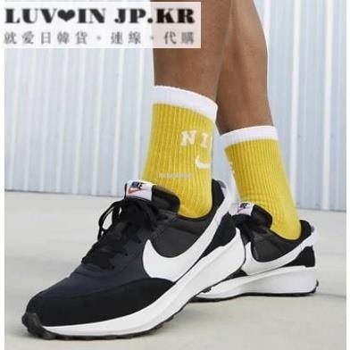 【日韓連線】Nike Waffle Debut 黑白經典時尚運動慢跑鞋DH9522001男鞋
