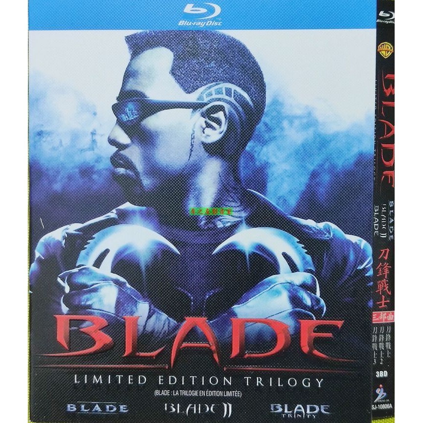 【③號店】BD藍光碟科幻動作電影 刀鋒戰士 三部曲 國英雙語 高清3dvd光盤