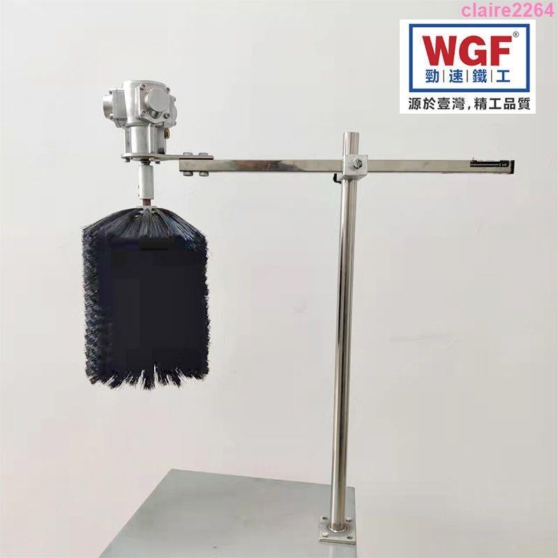 LWZ原裝WGF氣動毛刷自動化噴涂流水線靜電尼龍除塵毛刷一件代發