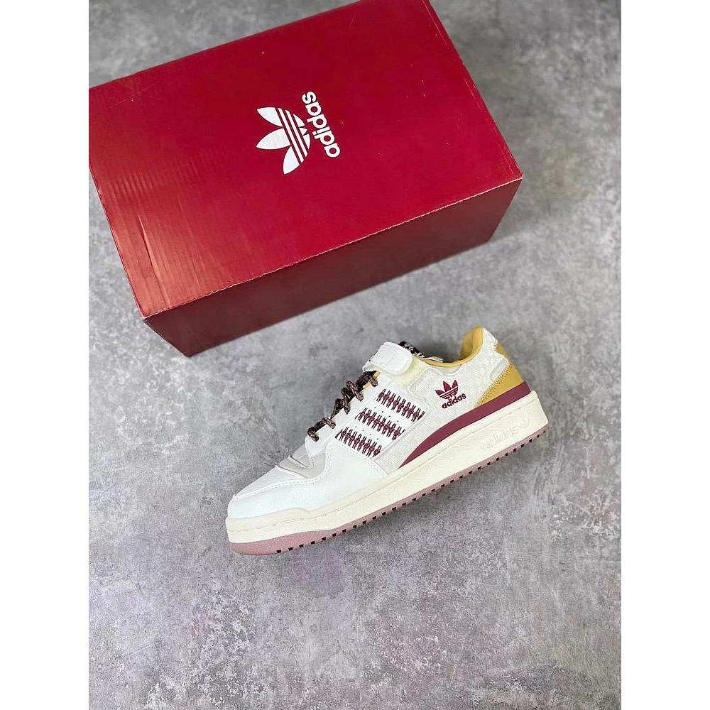 愛迪達Adidas三葉草 Originals Forum 84 Low 羅馬系列魔術貼低幫復古運動板鞋 IE1898