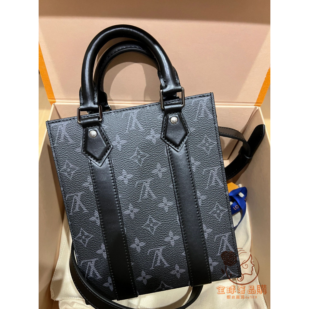 LV 路易威登 Sac Plat mini 老花 可拆肩帶 手提包 托特包 斜挎包 肩背包 M46453