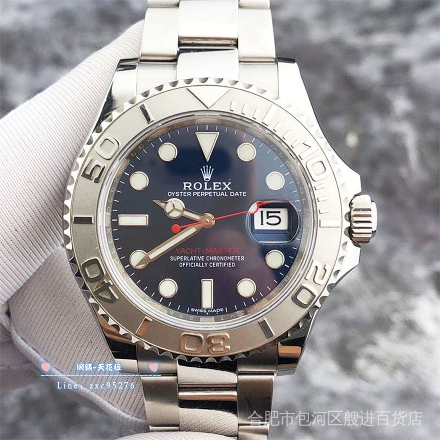 Rolex 勞力士遊艇名仕型116622鉑金圈夜光指針刻度日曆自動機械男表 潮流 時尚 休閒 商務 經典 手腕錶錶