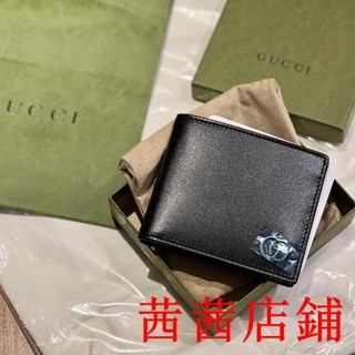 KF二手/GUCCI 古馳 428726 GG Marmont係列皮革雙折錢包 女士對折8卡短夾 皮夾 卡夾 錢夾