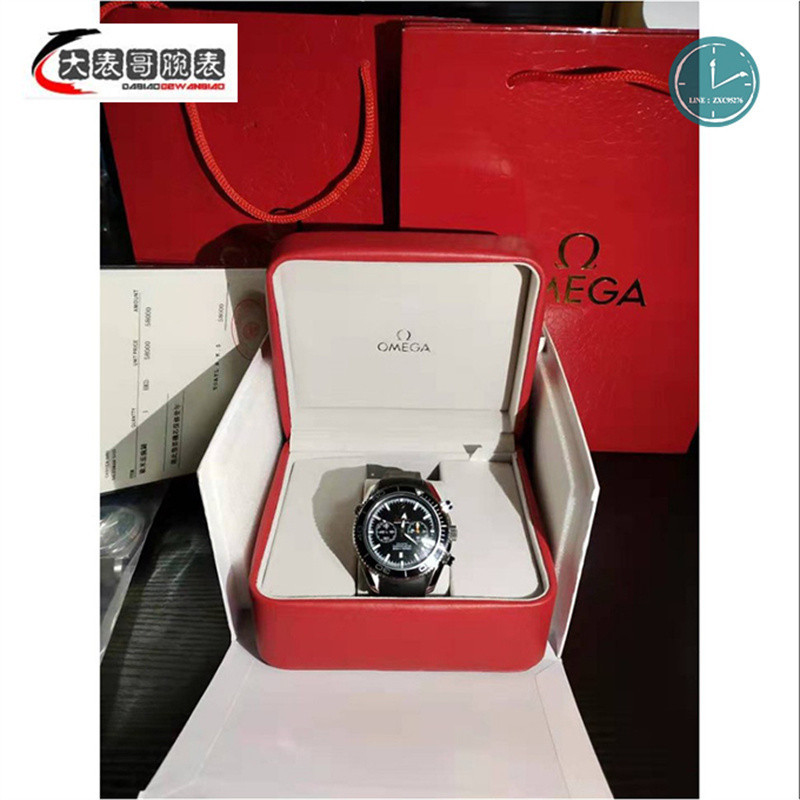 OMEGA歐米茄海馬系列600M黑面232.32.46.51.01.003男士腕錶歐米茄手錶機械錶