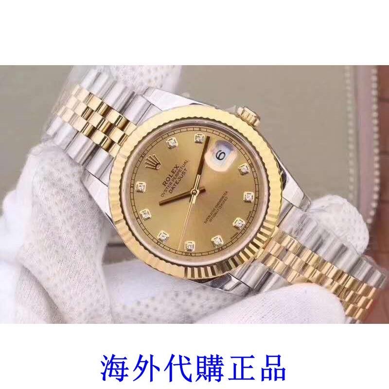 大廠 高品質 勞力士Rolex日誌型系列男表 16233 香檳盤機械奢侈品手表鐘表腕表鉆石 勞力士日誌系