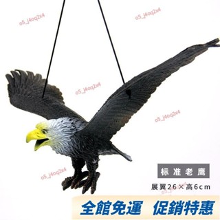 ✨新品熱賣✨驅鳥神器 模擬老鷹模型 軟塑膠飛鳥猛禽大雕動物 裝飾道具 軟塑膠飛鳥猛禽大雕動物玩具 兒童早教認知裝飾道具