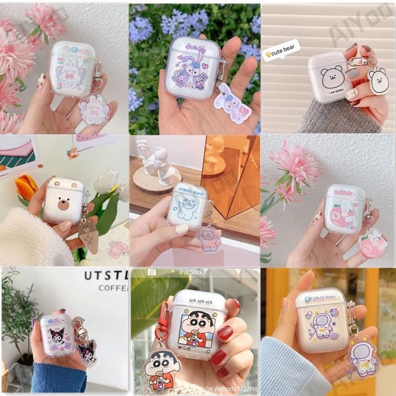 適用於Airpods1/2代耳機套Pro3保護殼蘋果3代耳機透明軟殼 耳機套 1/2保護殼