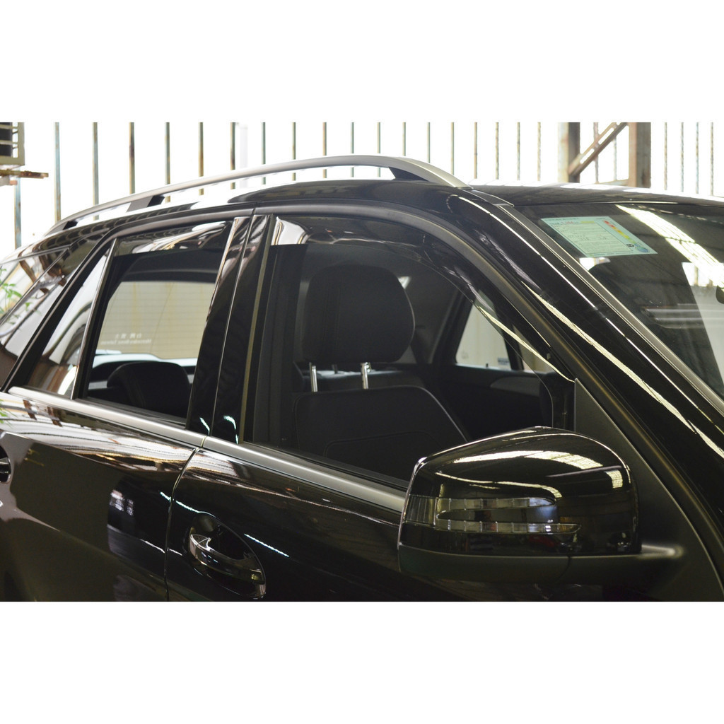 賓士BENZ ML350/W166 2013-2015年車型【崁入式晴雨窗-標準款】比德堡 內崁 嵌入 內嵌
