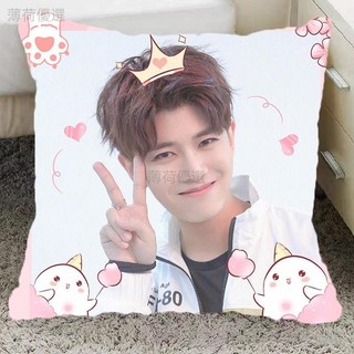 任嘉倫周邊抱枕明星同款靠墊定製男女生日禮物枕套可拆洗 抱枕 靠墊 偶像周邊 雙麵定製明星應援靠枕頭 交換禮物 應援