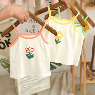 ✨HELLOBABY童裝店✨女童上衣 童裝吊帶衫夏季女百搭背心薄款兒童莫代爾棉韓版外穿女童無袖上衣