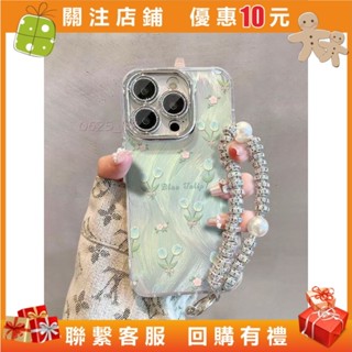 【喜樂】溫柔歐膩手機殼 iPhone15 碎花文創手機支架#0625_1117